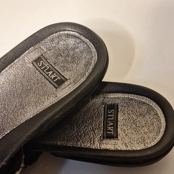 Stuart Weitzman Fancy  Free Pewter sandals SZ - Picture 11 of 11